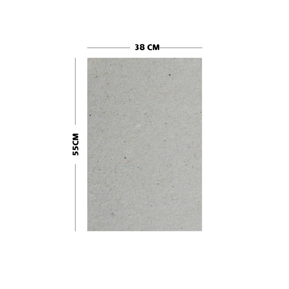 Pliego Carton piedra 38x55 cm. 1.50mm Roka