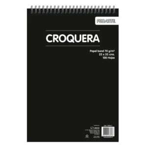 Croquera 22x32 cm. carta Proarte 100 hjs.