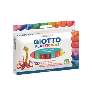 Plasticina 12 colores Giotto