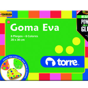 Carpeta goma eva Torre 6 hjs.
