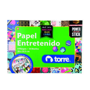 Carpeta papel entretenido Torre