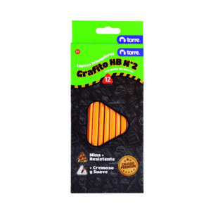 Lapiz grafito c/goma Torre xun.