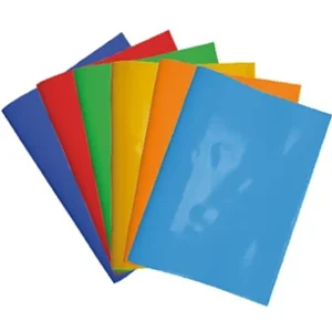 Forro plastico de color cuaderno college