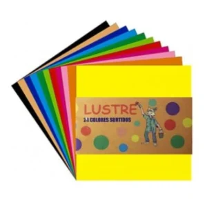 Papel lustre 10x10 fajo 24 hjs. Halley