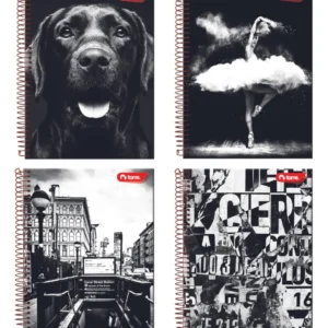 Cuaderno universitario Triple Torre 120 hjs.Imagenes tapa extra dura