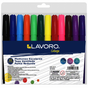Lapices Scripto 12 colores jumbo Lavoro