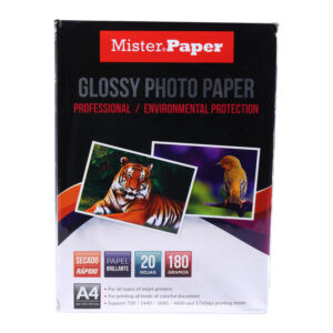 Papel fotografico Glossy 180 grs. A4 Mister Paper