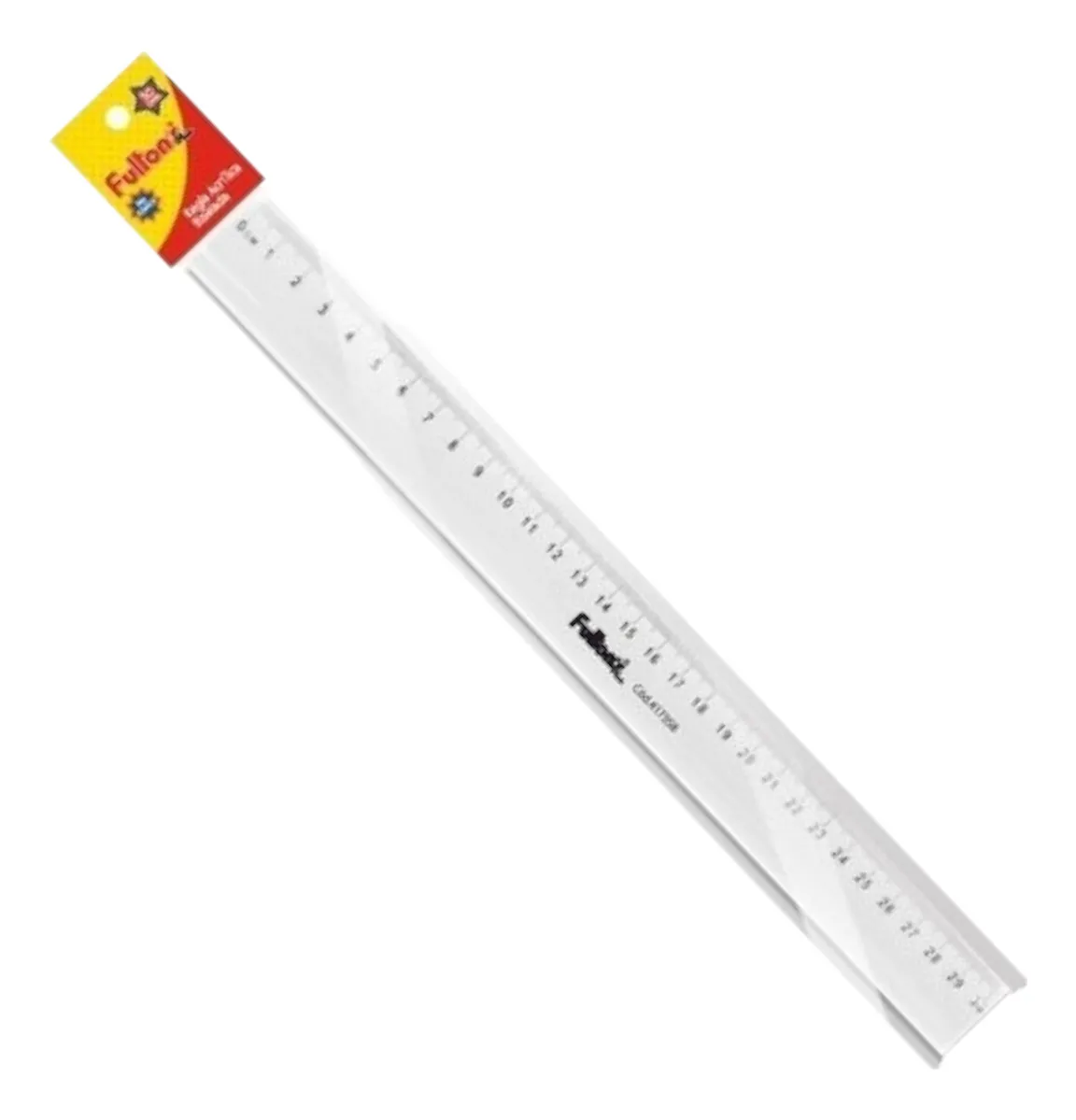 Regla plastica 30 cm. Fultons