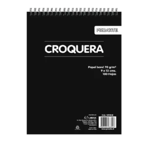 Croquera 9x13 cm.Proarte 100 hjs.