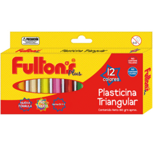 Plasticina 12 colores Fultons