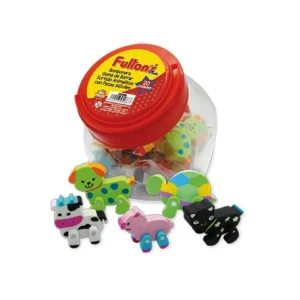 Goma de borrar figuras diseños surtidos xun. Fultons