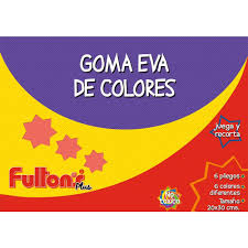 Carpeta goma eva Fultons 6 hjs.