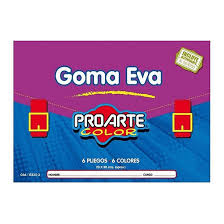 Carpeta goma eva Proarte 6 hjs.