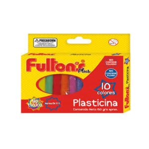 Plasticina 10 colores Fultons