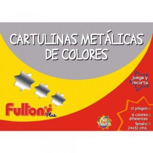 Carpeta cartulina metalica Fultons 10 hjs.