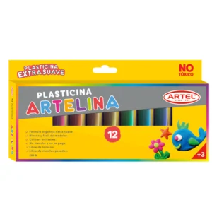 Plasticina 12 colores Artel